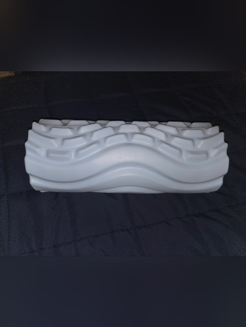 Light Blue Textured Foam Roller for Muscle Release